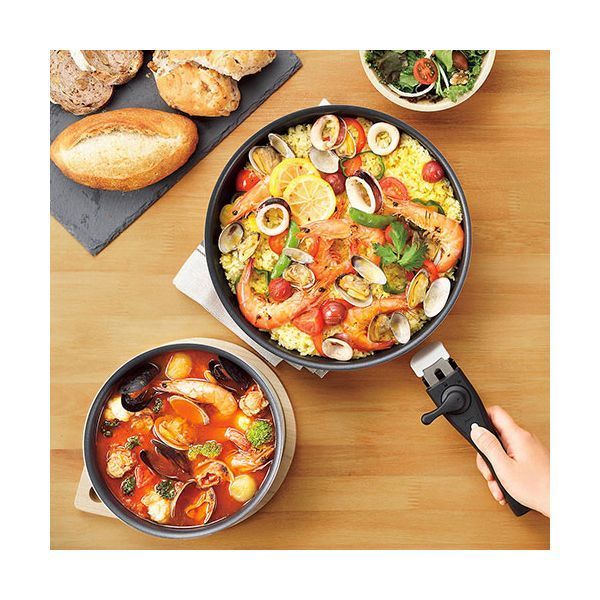  セット コロセレ フライパン 26 cm 内面フッ素樹脂塗膜加工 コンパクト省スペース ガス火 IH調理器 オーブンOK CSF-26 X 5 フライパン 鍋 グリル