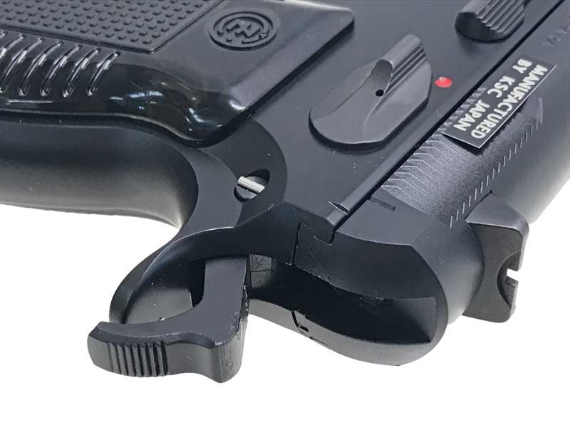 KSC CZ75 1st マットブラックABS製　非システム7 KSC CZ75 1st Version Airsoft GBB Pistol (System 7) - Japan Version