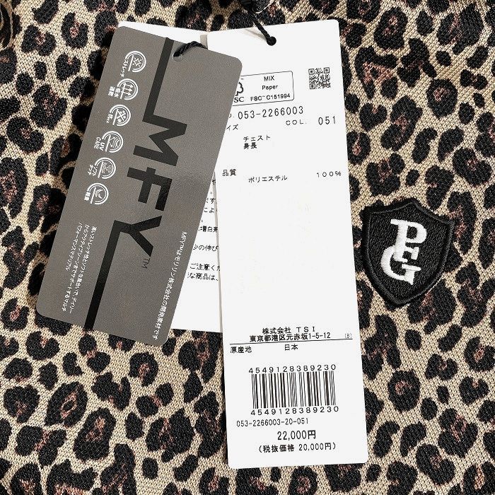 PEARLY GATES パーリーゲイツ ゴルフ 日本製 MFY 鹿の子ダンボール