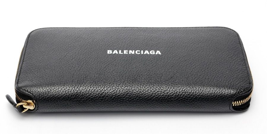 バレンシアガ バレンシアガ / BALENCIAGA　ラウンド ファスナー / ジップ ウォレット　594290　カタオシレザー　ブラック 【中古】 商品番号 K-159802 BALENCIAGA ラウンドファスナー 長財布 カーフ