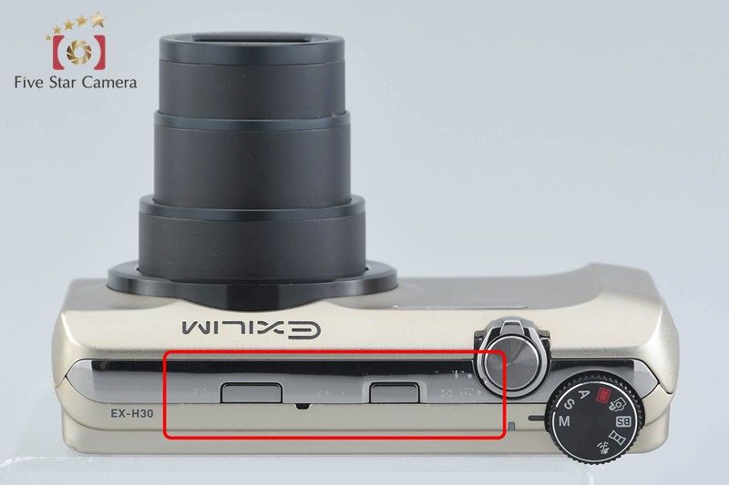 中古】Casio カシオ EXILIM EX-H30 ゴールド コンパクトデジタルカメラ