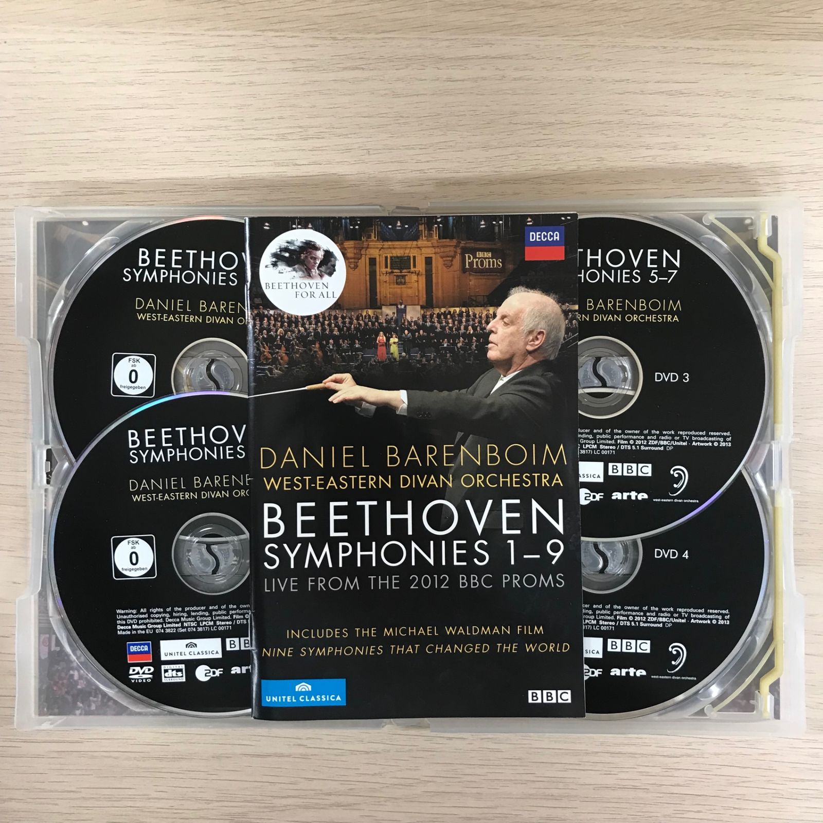  DVD ベートーヴェン交響曲1〜9番 ダニエル•バレンボイム指揮|ダニエル•バレンボイム|GF- -YP|GF 09332 ミュージック DVD