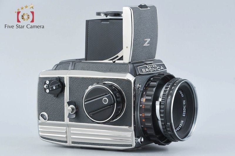 中古】ZENZA BRONICA ゼンザブロニカ S2 後期 シルバー + Nikon NIKKOR