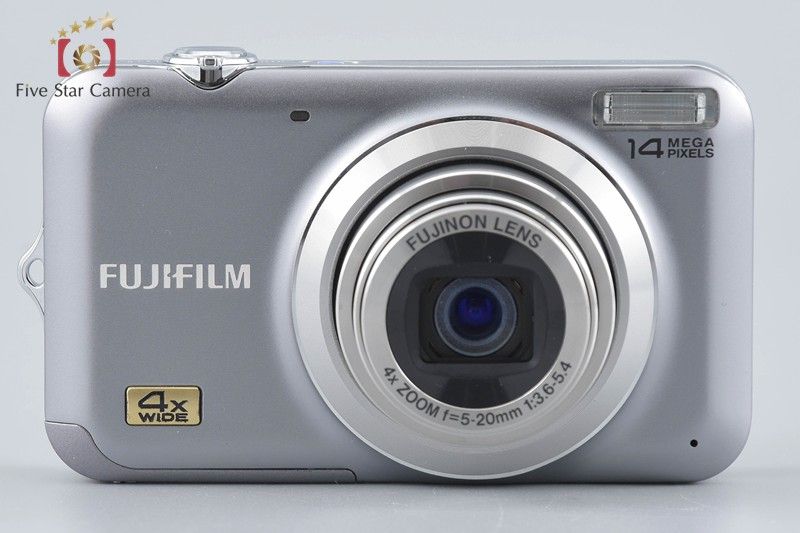 中古】FUJIFILM 富士フイルム FINEPIX JX180 シルバー コンパクト