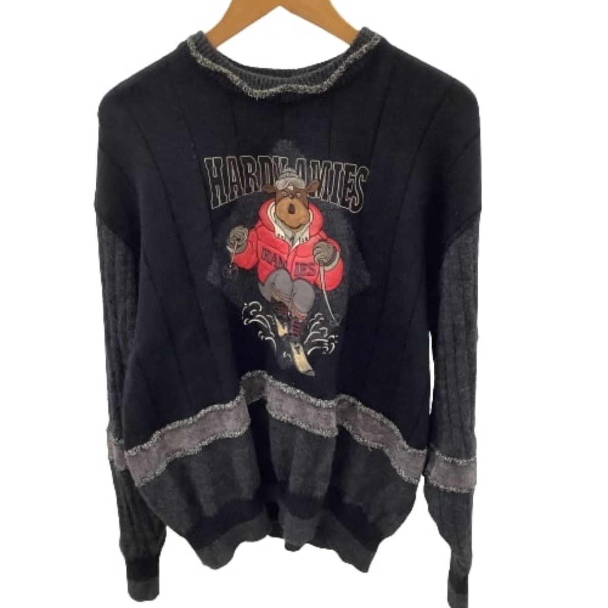 ♪♪HARDY AMIES ハーディエイミス メンズ セーター SIZE M ブラック