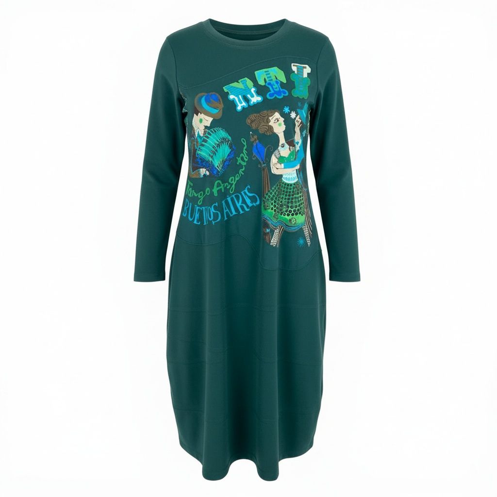 64a23 TOKUKO 1er VOL トクコプルミエヴォル 両面プリント 長袖  