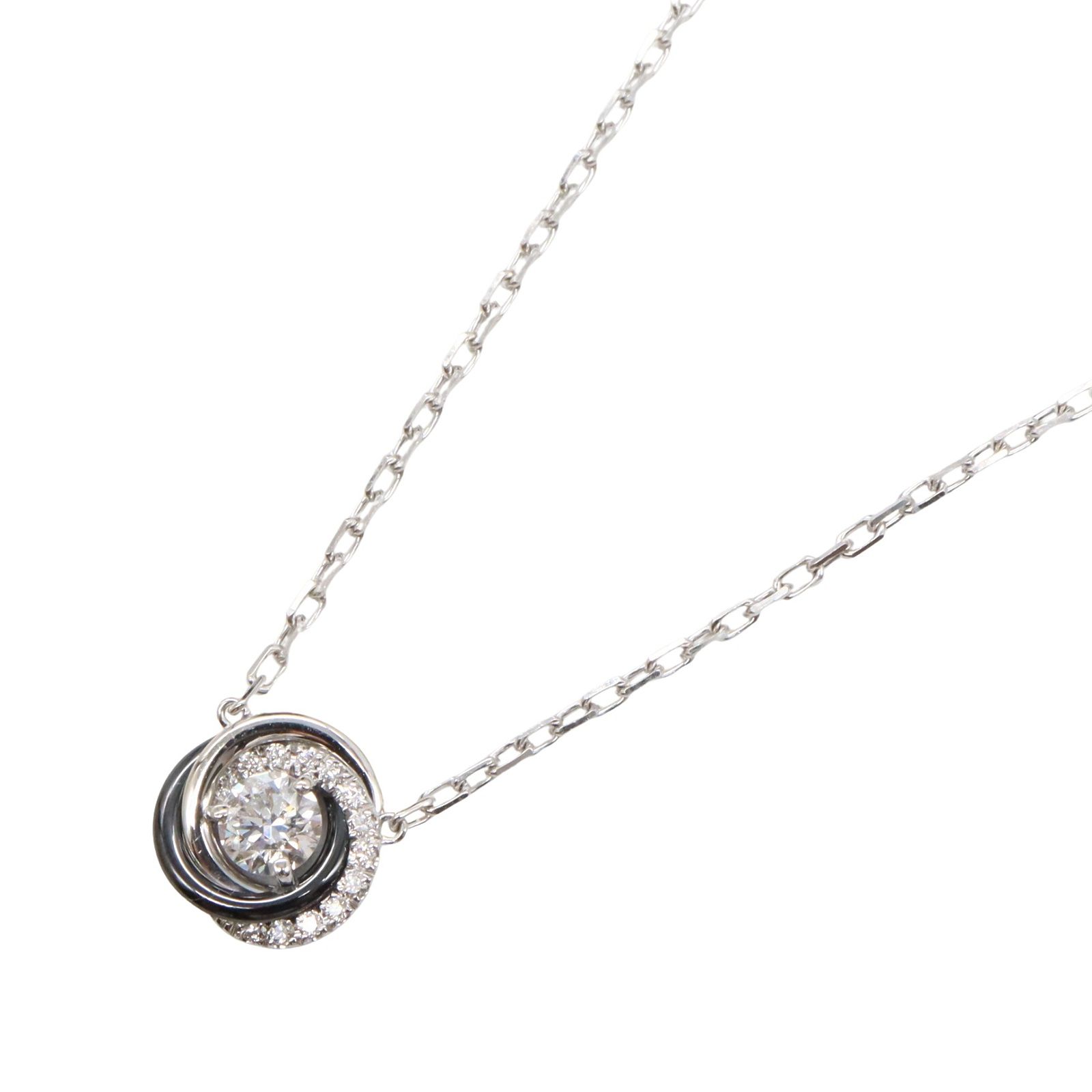 CARTIER カルティエ トリニティ ダイヤ ネックレス ネックレス - メルカリ