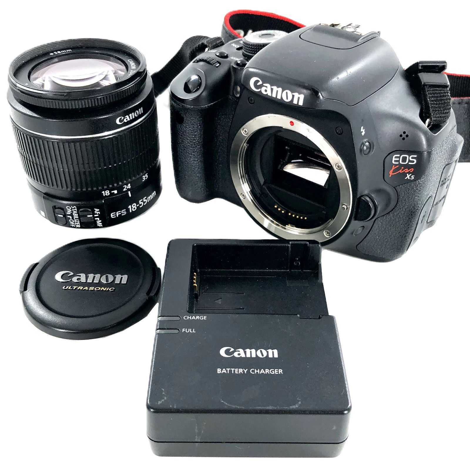 CANON キヤノン EOS kiss X5 レンズ 18-55mm 1:3.5-5.6 デジタル一眼