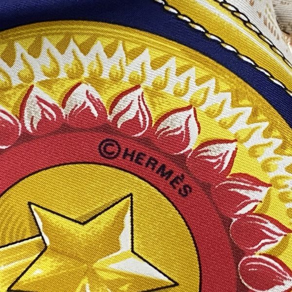 ○ エルメス HERMES カレ90 スカーフ バンダナ CHEVAUX DE TRAIT 輓馬