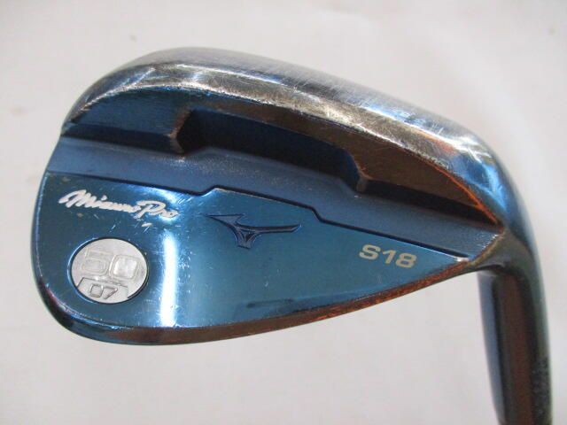 ミズノ Mizuno Pro S18 ブルーIP 50度 ダイナミックゴールド 120 WEDGE
