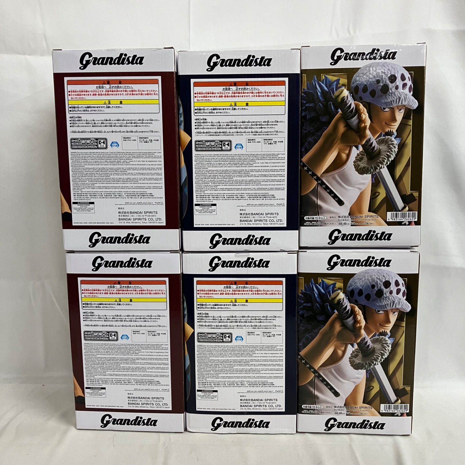 未開封 ワンピース ONE PIECE エース サボ ロー フィギュア 6個セット
