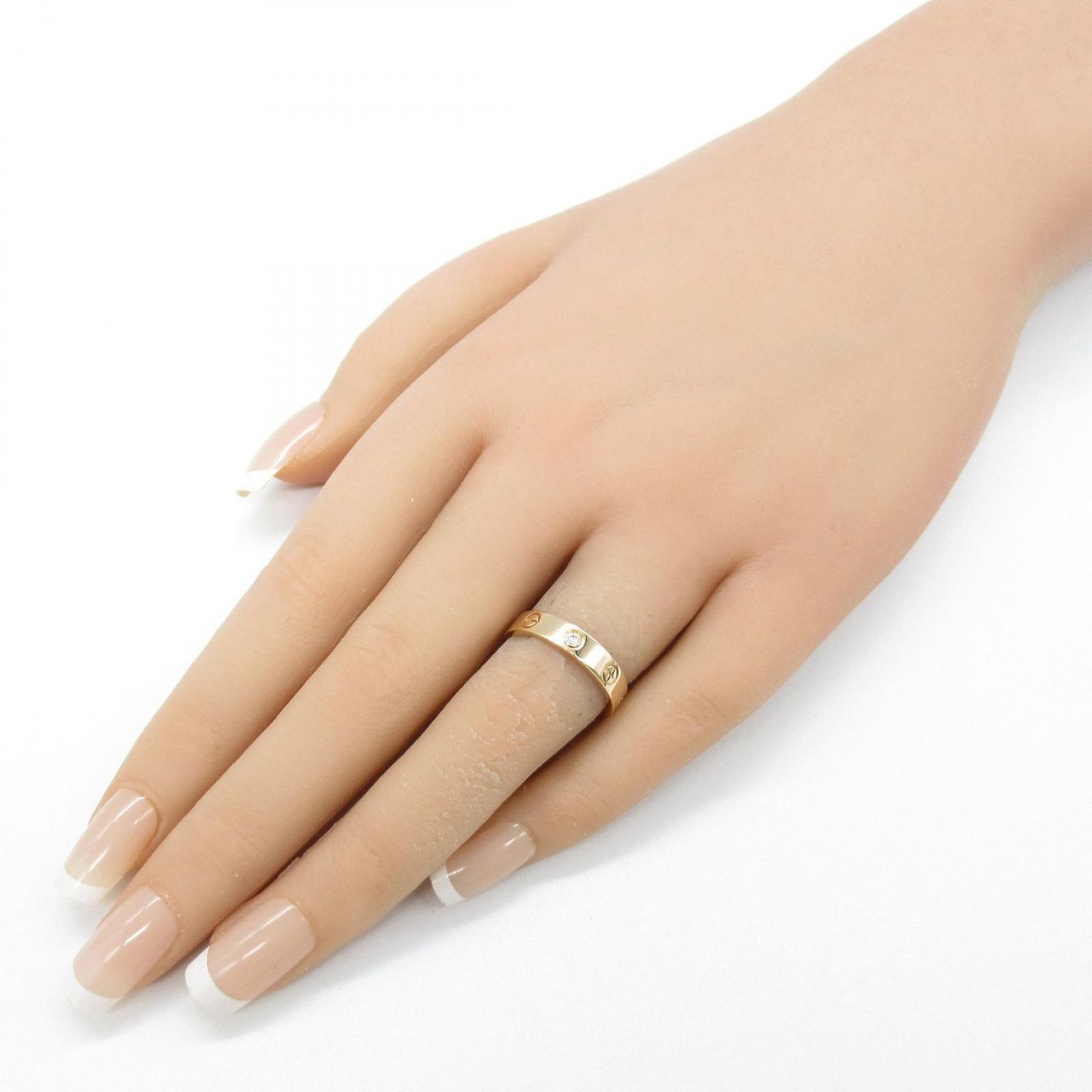 カルティエ CARTIER リング・指輪 ミニラブリング 1PD B4050700 K18PG