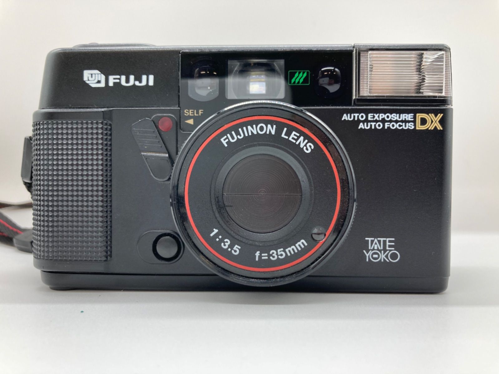 UA336【訳あり】FUJI コンパクトフィルムカメラ AUTO-8 QD TATE YOKO