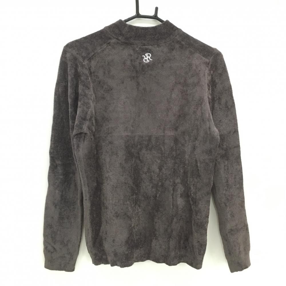 ゴルフ 【超美品】レザレクション セーター ダークグレー系 モール