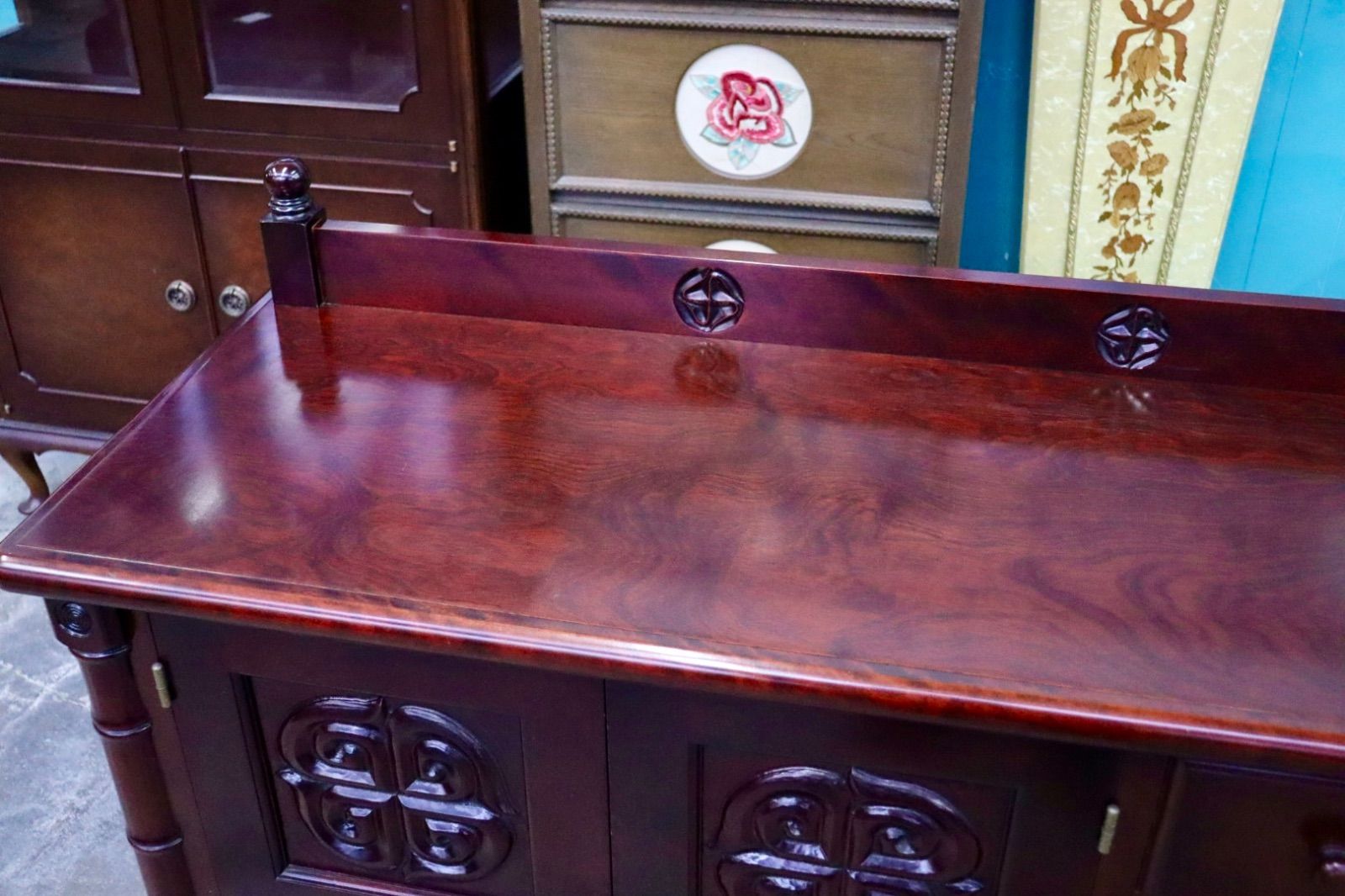 MORISHIGE/モリシゲ　飾棚 漆塗り チェスト　キャビネット サイドボード MORISHIGE/モリシゲ 飾棚 漆塗り チェスト キャビネット サイドボード