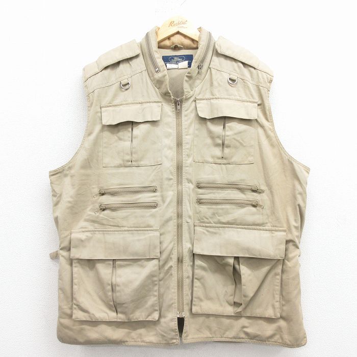 XL/古着 ハンティング ベスト メンズ 90年代 90s 大きいサイズ