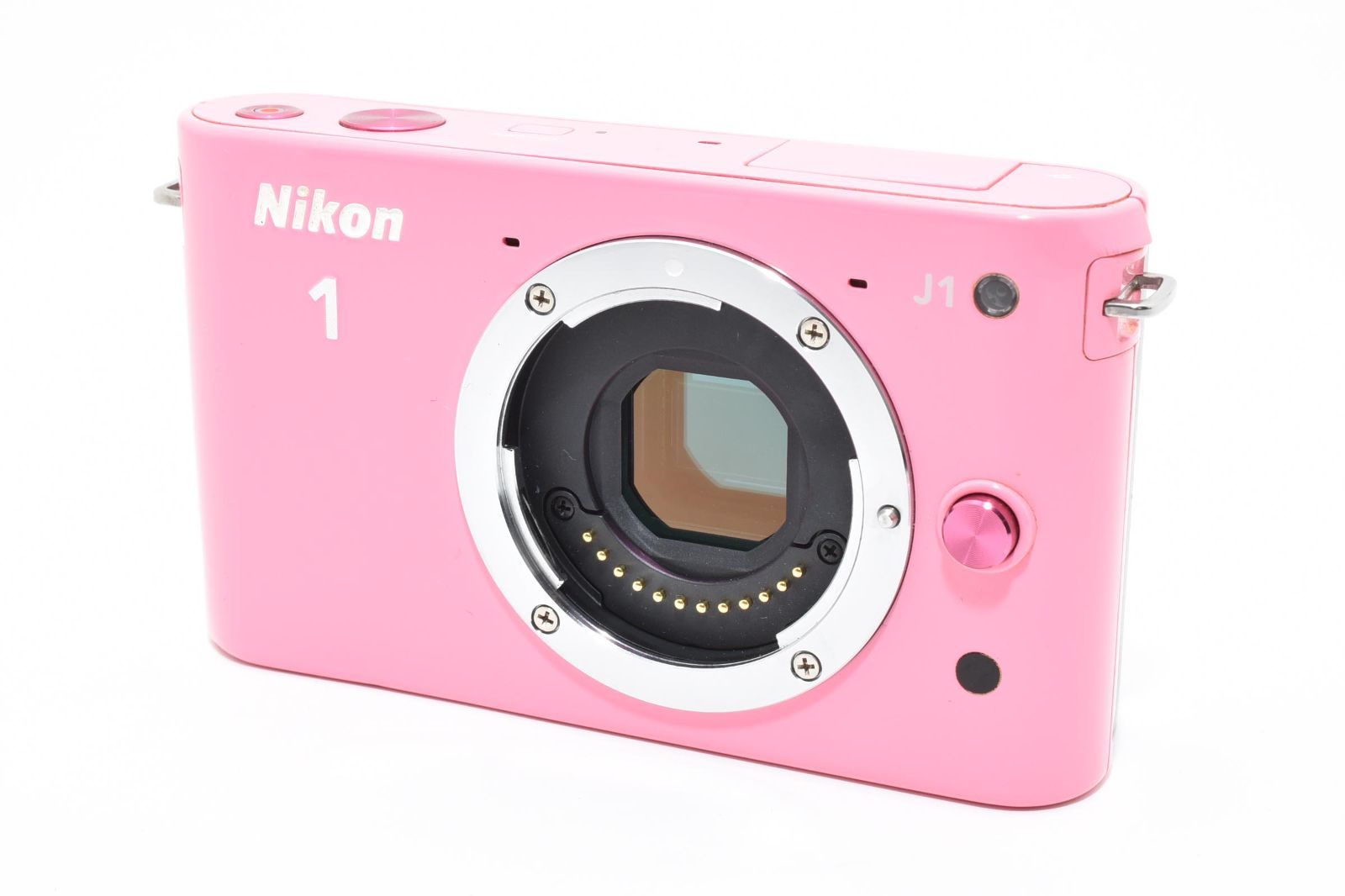 ☆希少カラー☆ニコン Nikon 1 J1 ピンク 10-30mm 30-110mm ダブル