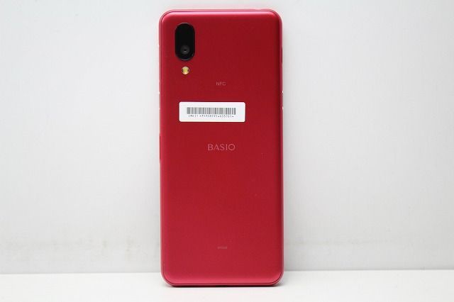 レッド スマートフォン 本体　BASIO SHG09 BASIO 【SIMフリー】BASIO active SHG09 レッド au版SIMロック解除品