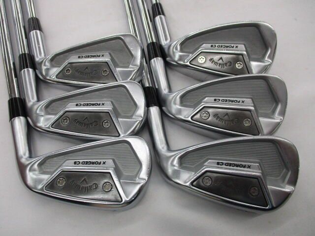 キャロウェイ X FORGED CB 2021 NINE Sフレックス アイアンセット 中古