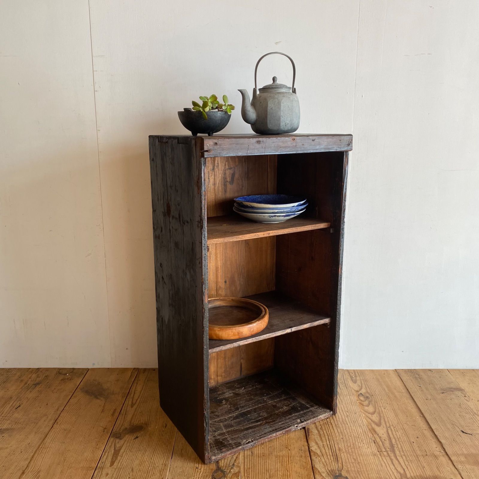 アンティーク 仕切り棚 チェスト 食器棚 書類棚 無垢材 無塗装 アンティーク 仕切り棚 チェスト 食器棚 書類棚 無垢材 無塗装 y5