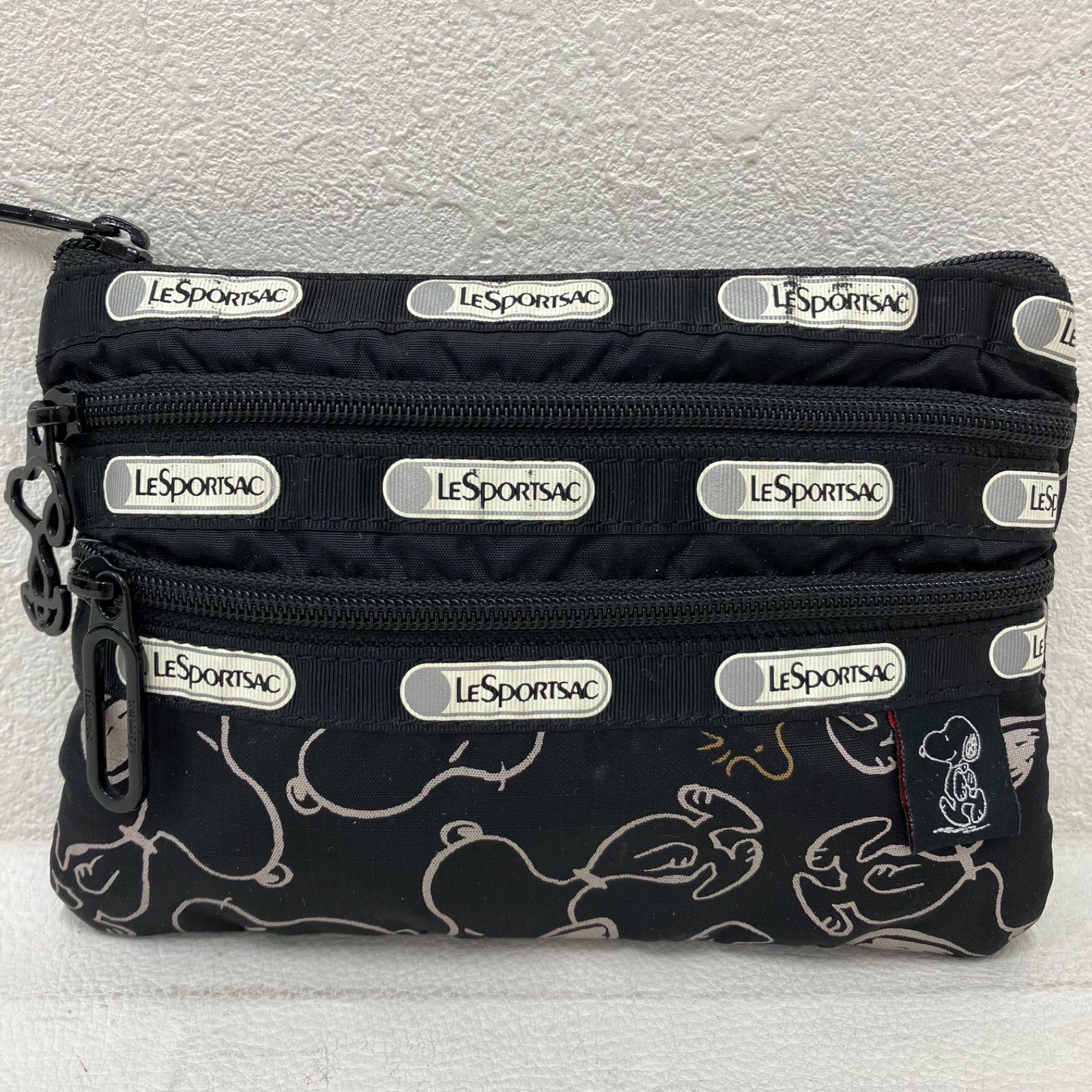 8604 LeSportsac レスポートサック ポーチ 小物入れ コスメケース 3ZIP 