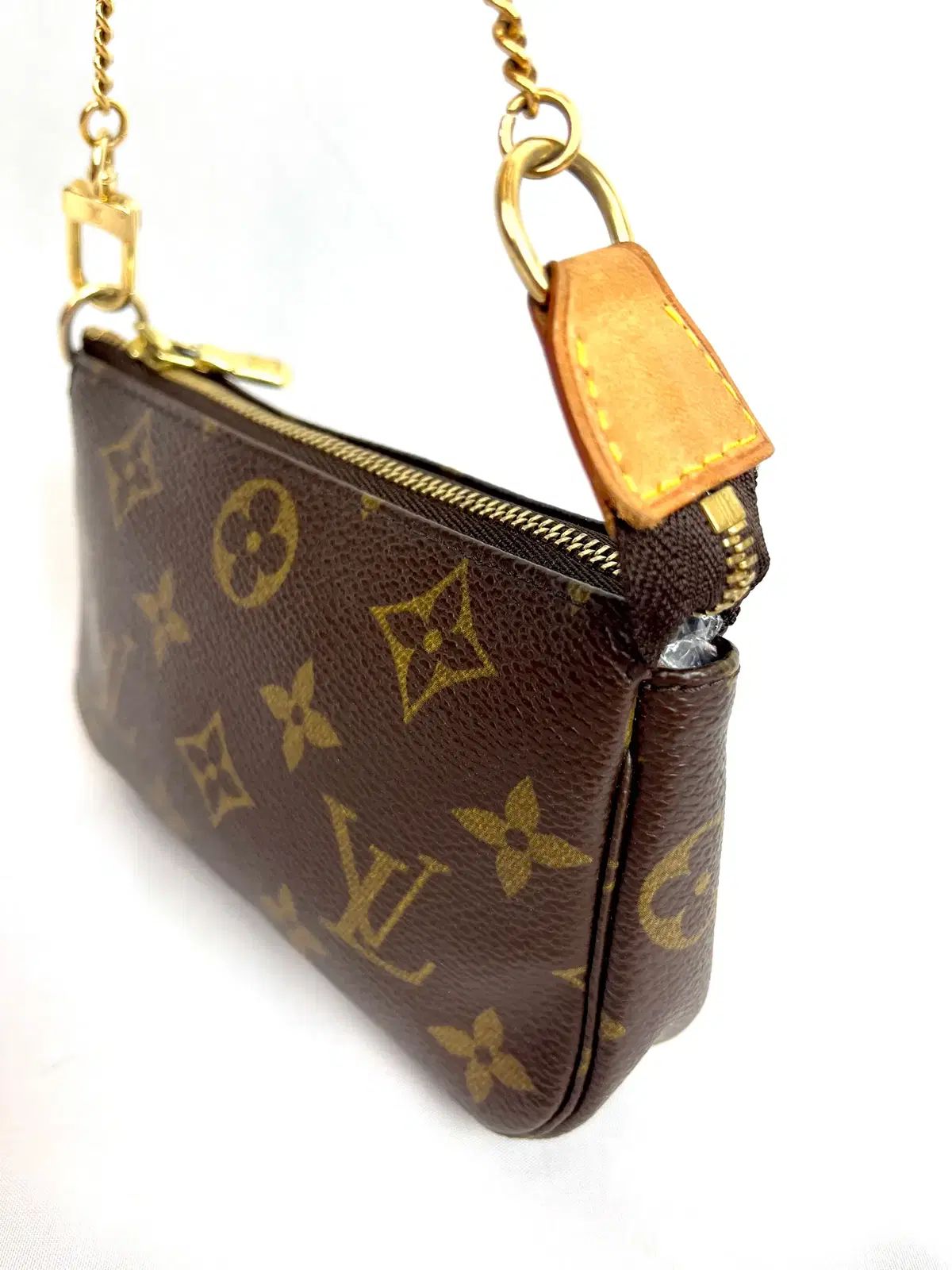 ルイヴィトン(ゴールド) モノグラム ミニ ポシェット ポーチ - メルカリ