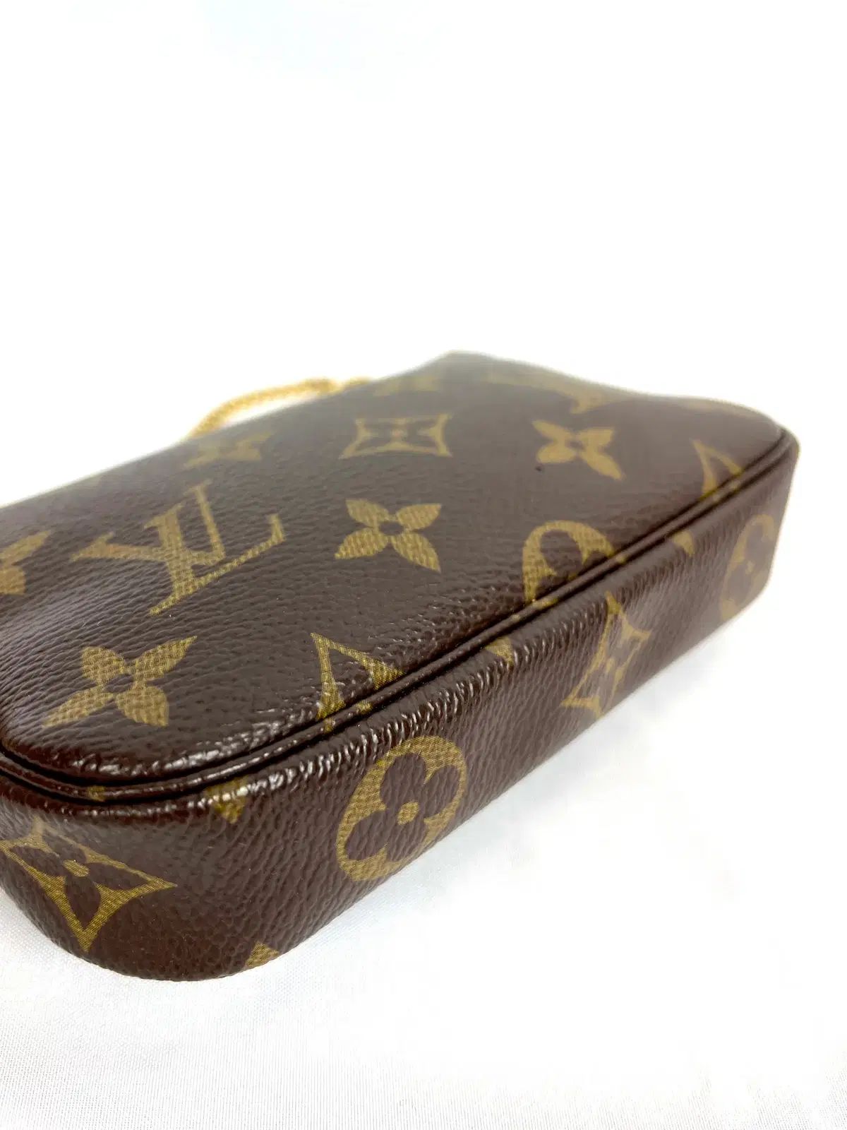 ルイヴィトン(ゴールド) モノグラム ミニ ポシェット ポーチ - メルカリ