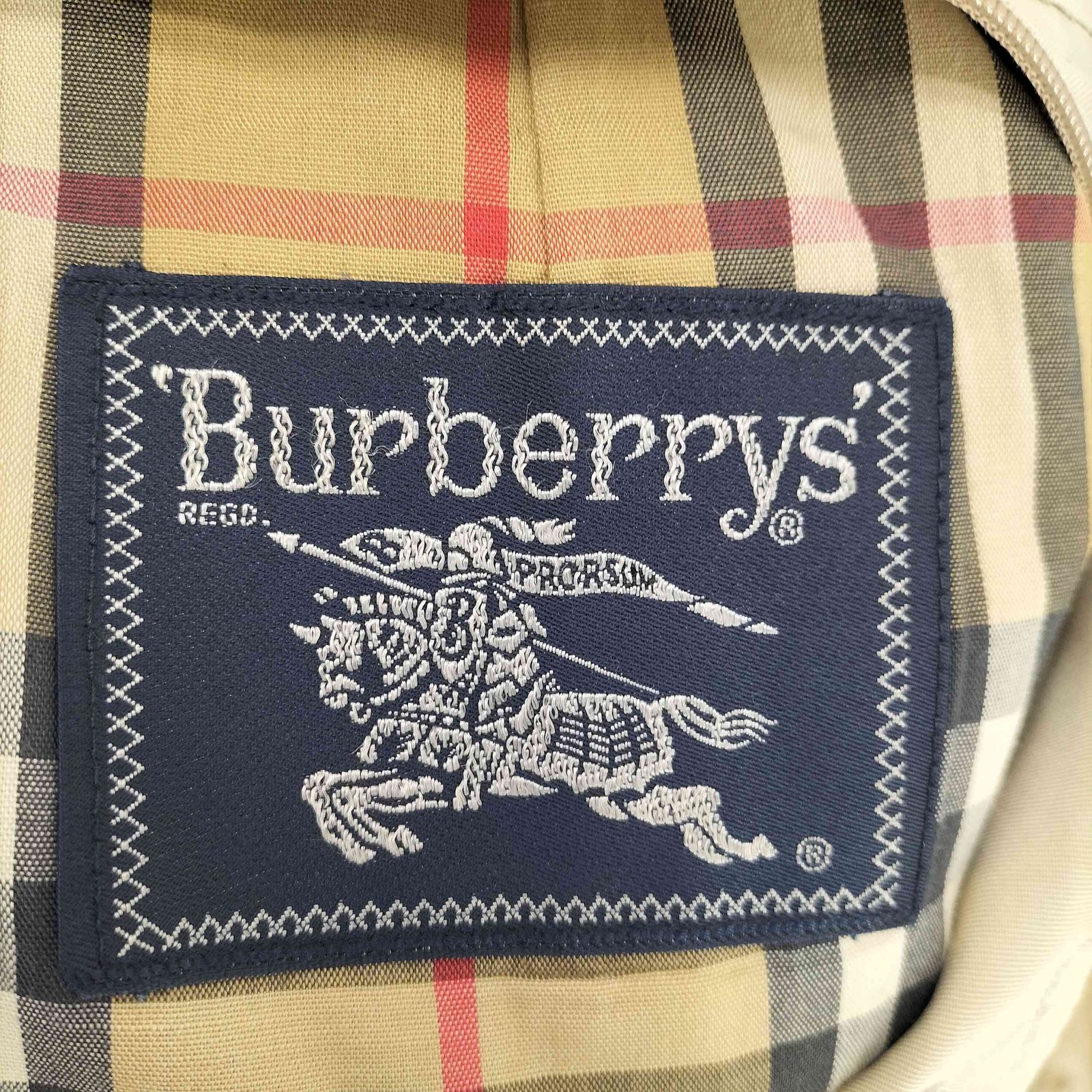 バーバリーズ BURBERRYS 90S 裏地ノバチェック バルマカーン ステン