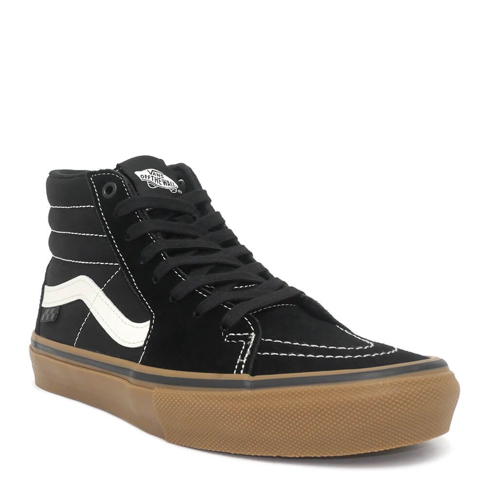 VANS SHOES バンズ シューズ スニーカー スケートハイ SKATE SK8 HI BLACK/GUM/WHITE（US企画） スケートボード スケボー