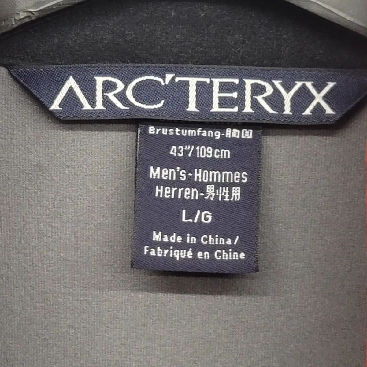 105|XL ARC TERYX アークテリクス ソフトシェル 起毛 ジャージ ジャケット