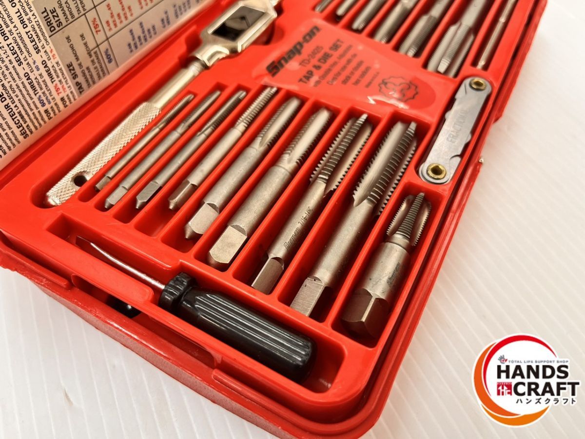 スナップオン Snap-on タップダイスセット TD-2425 インチサイズ