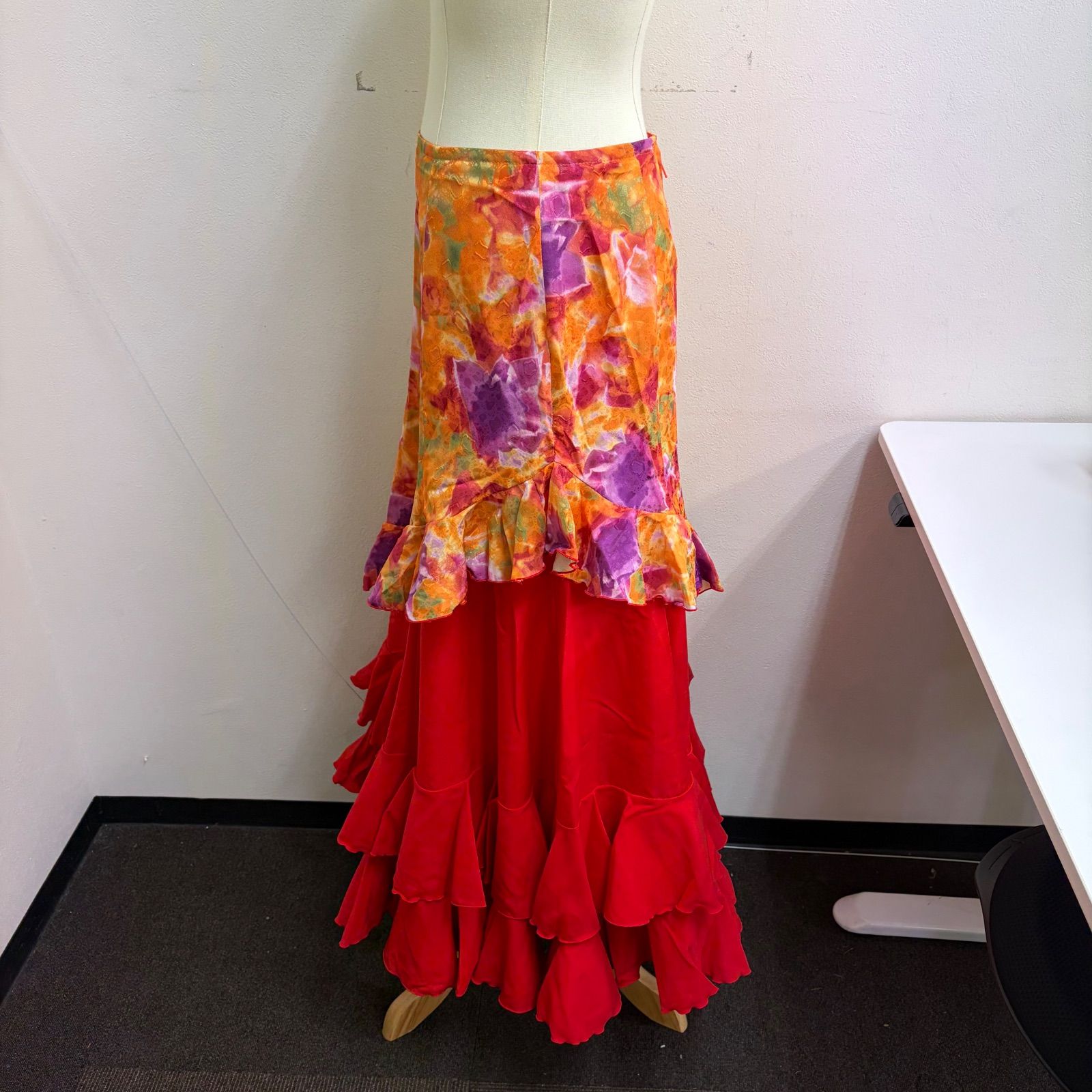 アトリエ貴美恵】 フラメンコ衣装 セットアップ ツーピース スカート