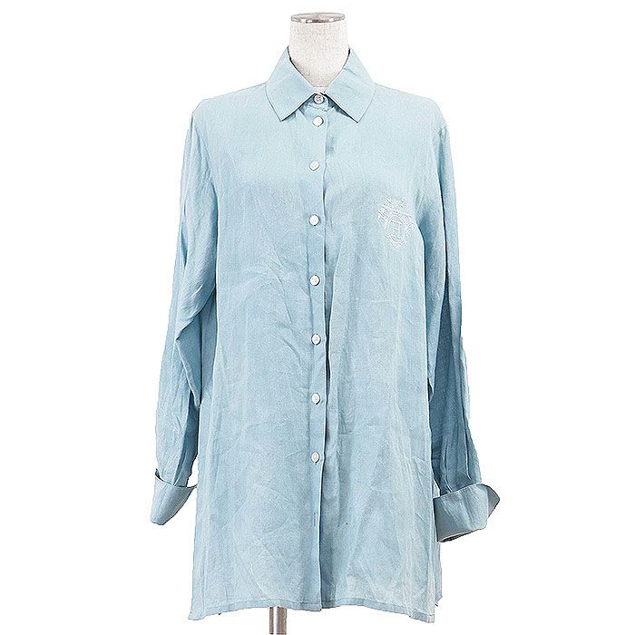 HERMES エルメス ヴィンテージ リネンシャツ HERMES エルメス