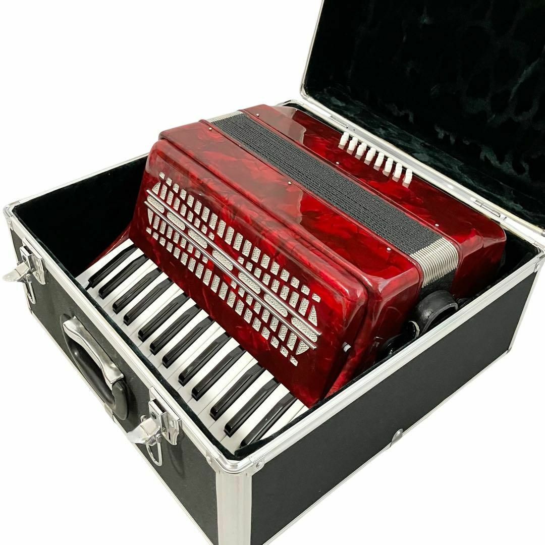 キョーリツ KC アコーディオン 24ベース 30鍵盤 ACD-400 レッド 2781665211.jpg?1769145005