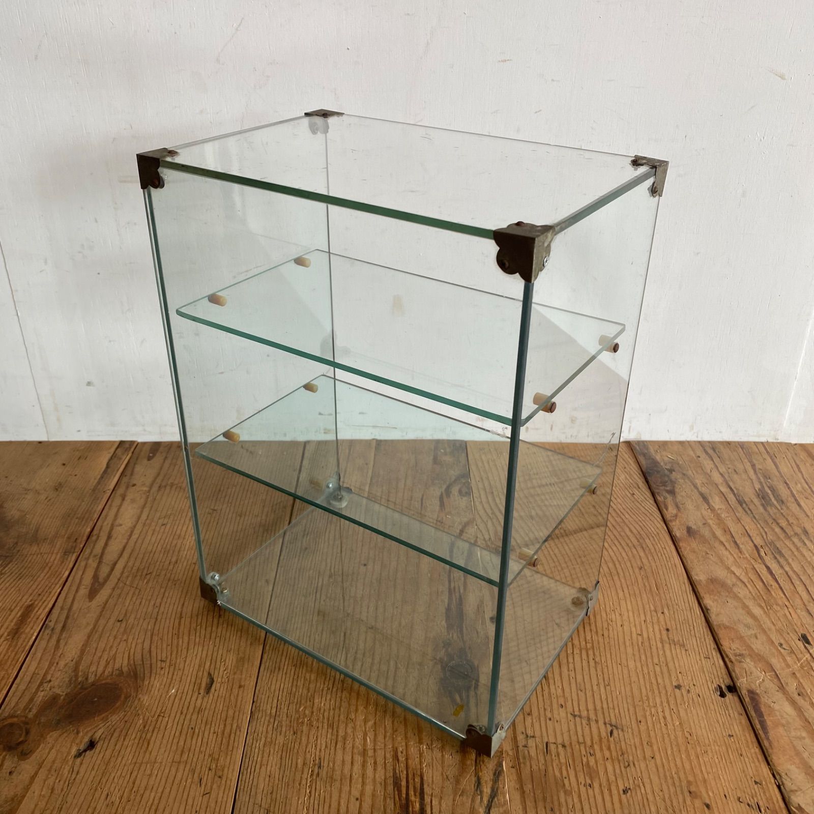 アンティーク ガラスケース ショーケース ディスプレイ レトロ y553