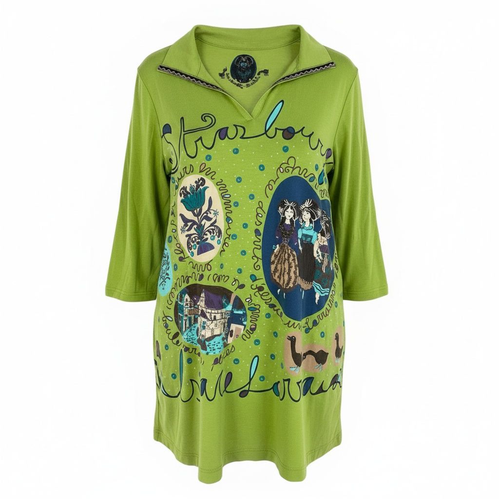 64a23 TOKUKO 1er VOL トクコプルミエヴォル チュニックワンピース 7分