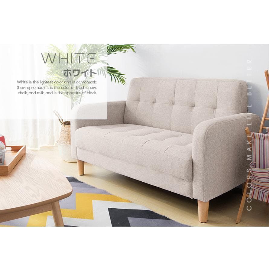 新品ソファ 2人掛けソファー 安い 天然木脚 おしゃれ シンプル1612-180