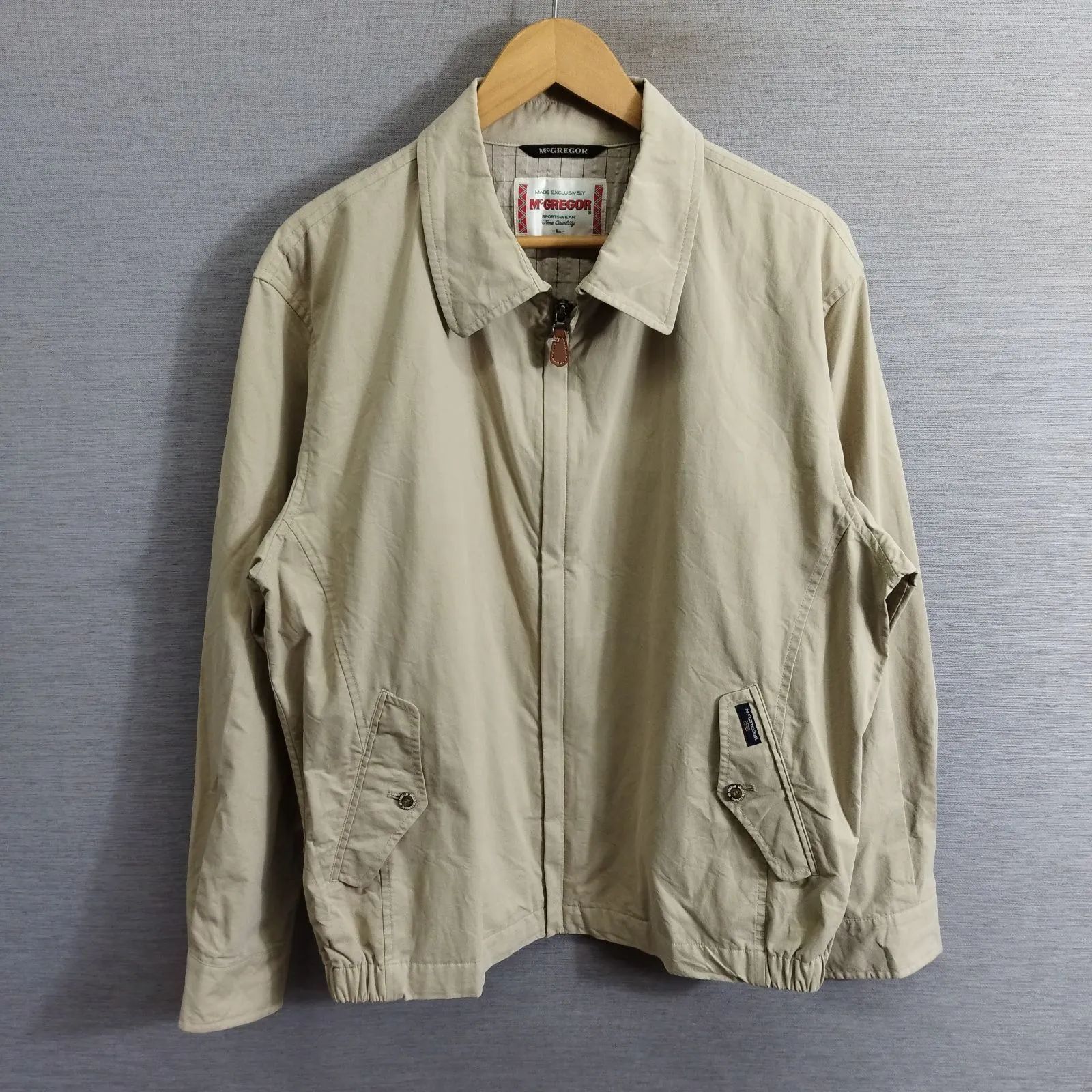 マックレガー 90Sハリントン スウィングトップ ジャケット サイズL McGREGOR マックレガー ドリズラー ジャケット スウィングトップ 古着