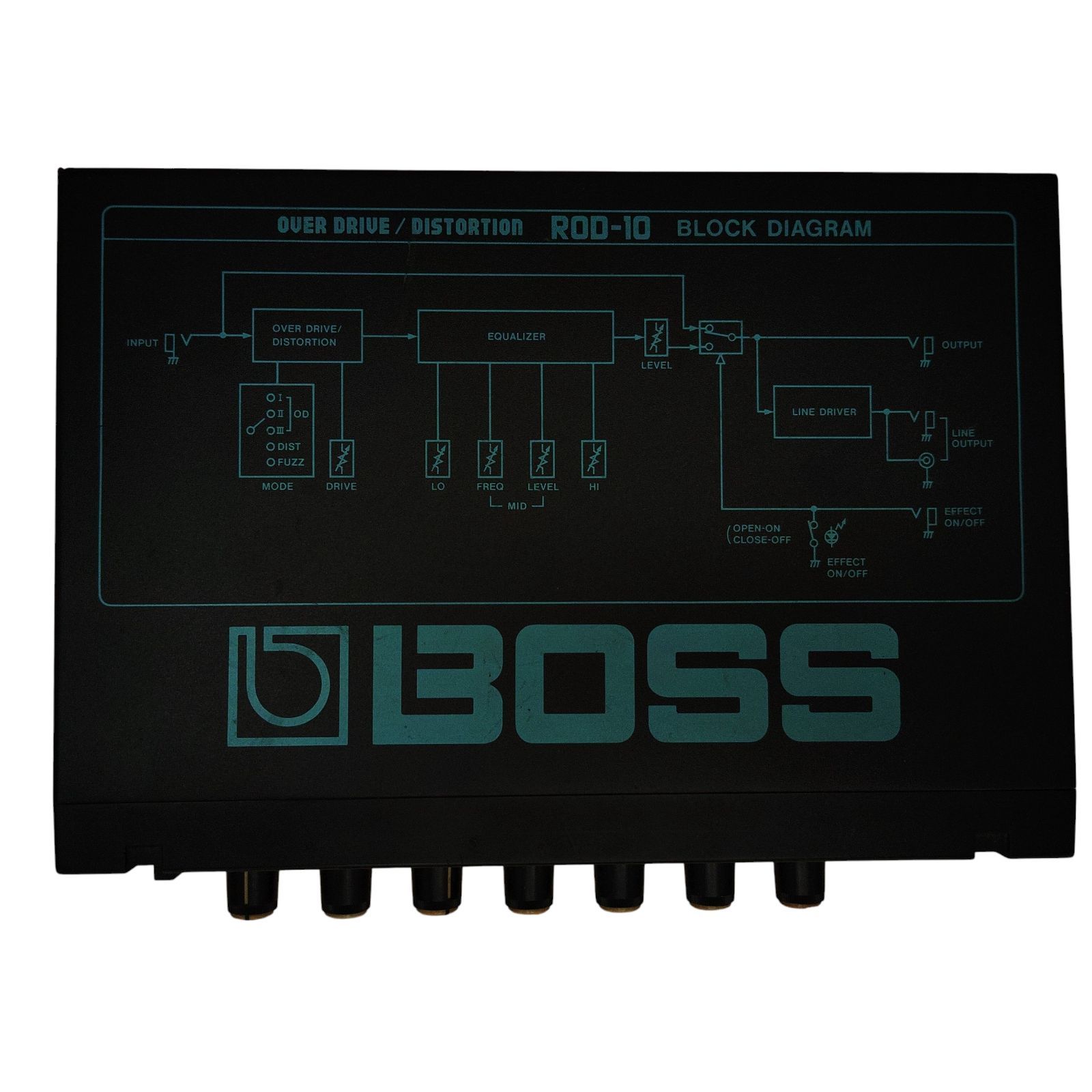 X01128 オーバードライブディストーション BOSS ROD-10 楽器 アート