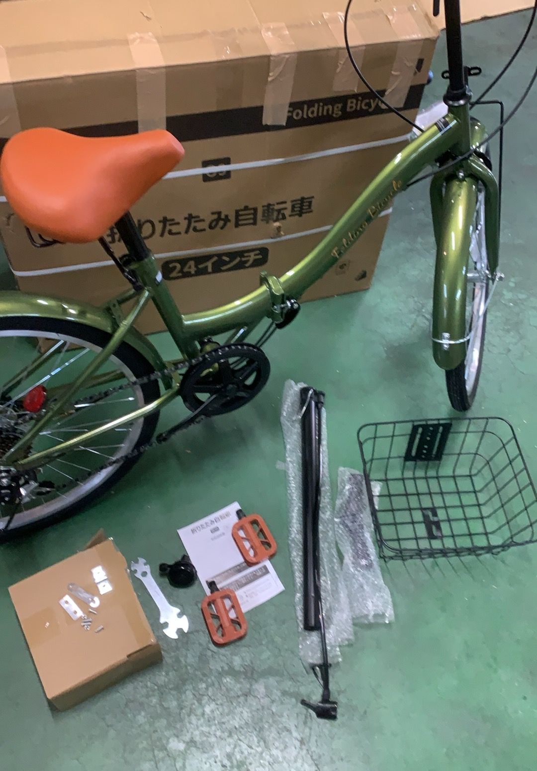 Mixiu 折りたたみ自転車 P-O9A シマノ 7段変速 24インチ --526299