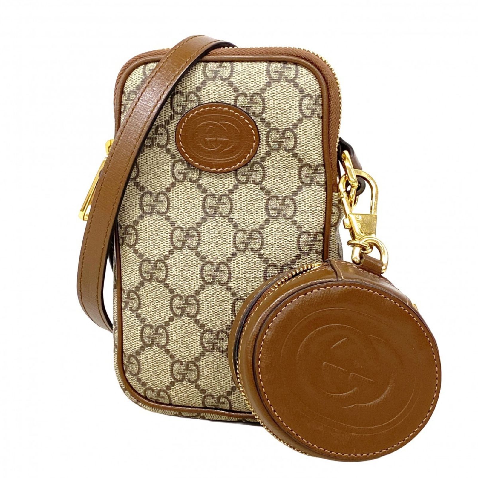 グッチ(Gucci) グッチ ショルダーバッグ GGスプリーム 700959 ブラウン