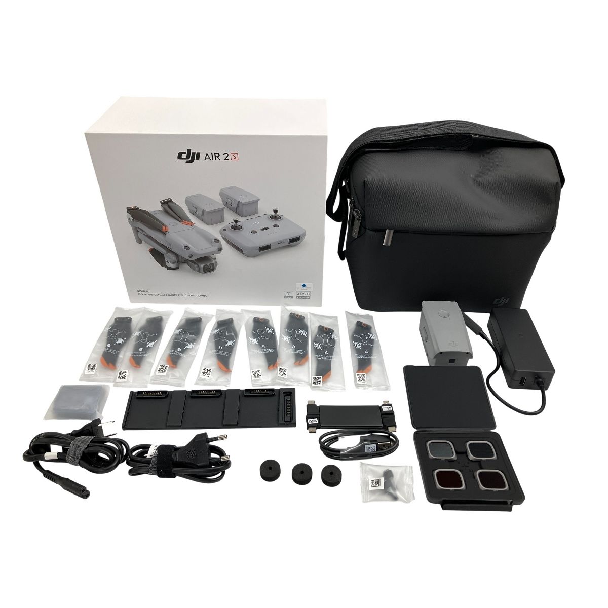 DJI AIR 2S DA2SUE1 Fly More コンボ Combo ドローン ケース付き 中古
