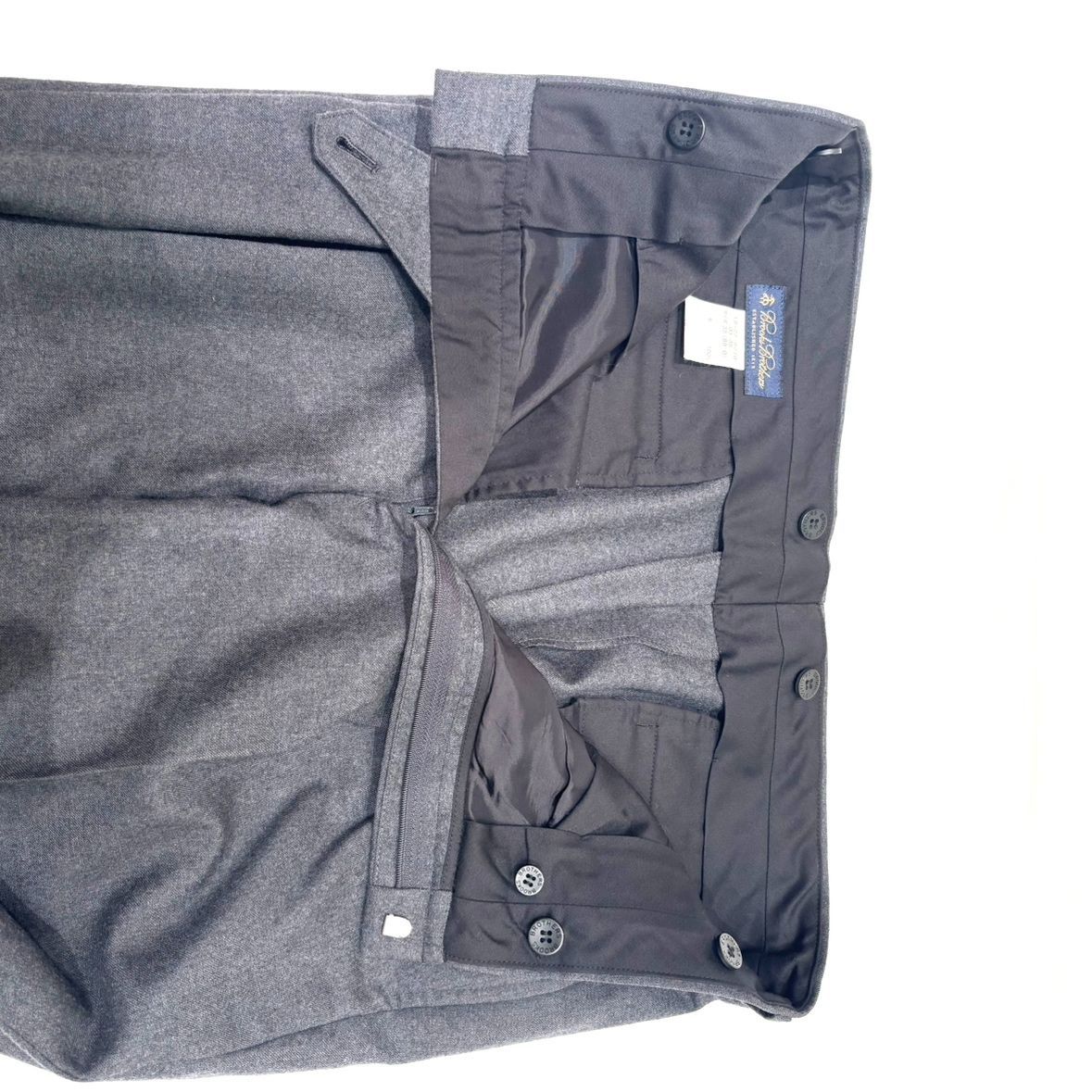 BROOKSBROTHERSグレースラックスW33 L30 製00s え沖】 ブルックスブラザーズ Brooks Brothers ウール100% スラックス