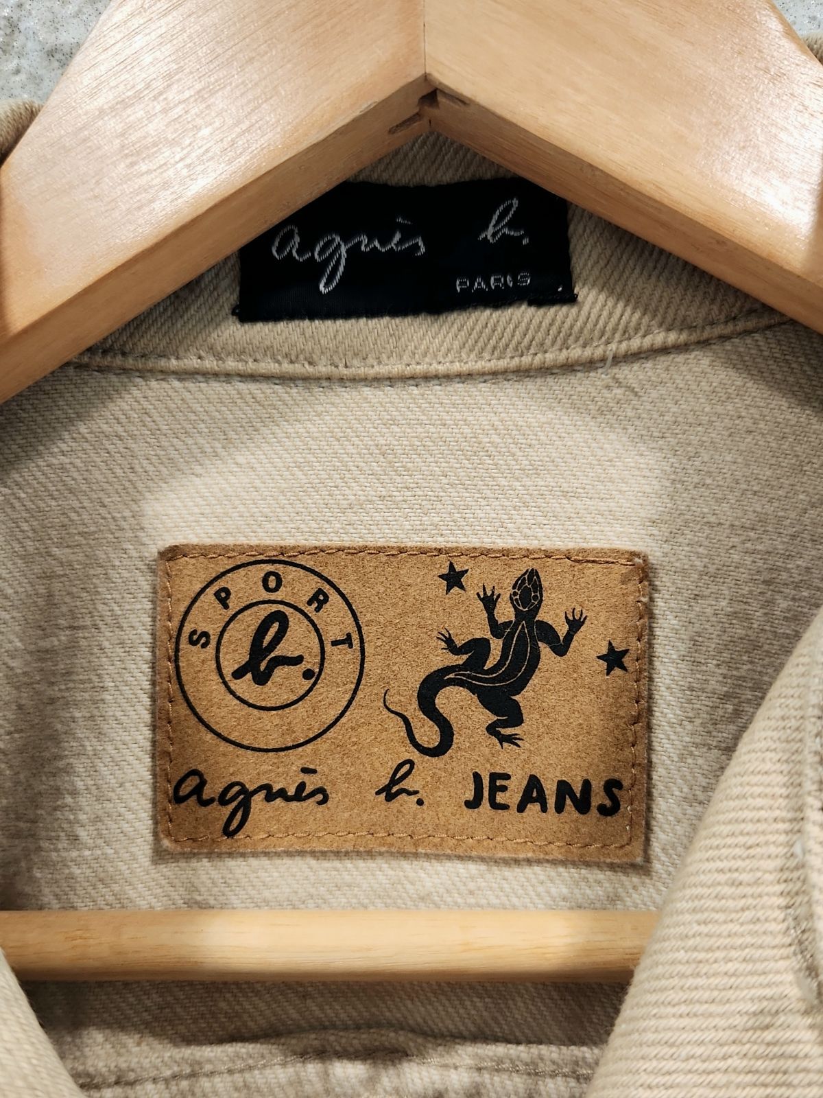 90s agnes b. JEANS アニエスベー コットントラッカージャケット