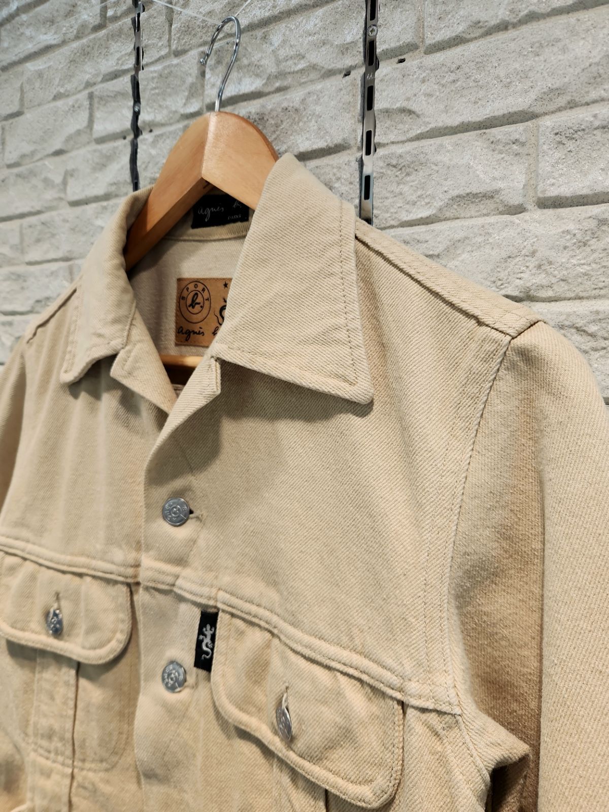 90s agnes b. JEANS アニエスベー コットントラッカージャケット 90s agnes b. JEANS アニエスベー コットントラッカージャケット