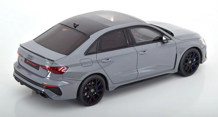GTスピリット 1|18 アウディ RS 3 セダン サルーン 2025 ライトグレー GT Spirit 1 18 Audi Saloon lightgrey 885