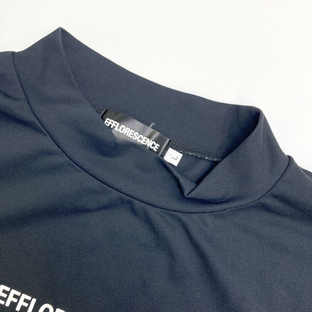 サイズ：L EFFLORESCENCE エフロレッセンス モックネック半袖Tシャツ
