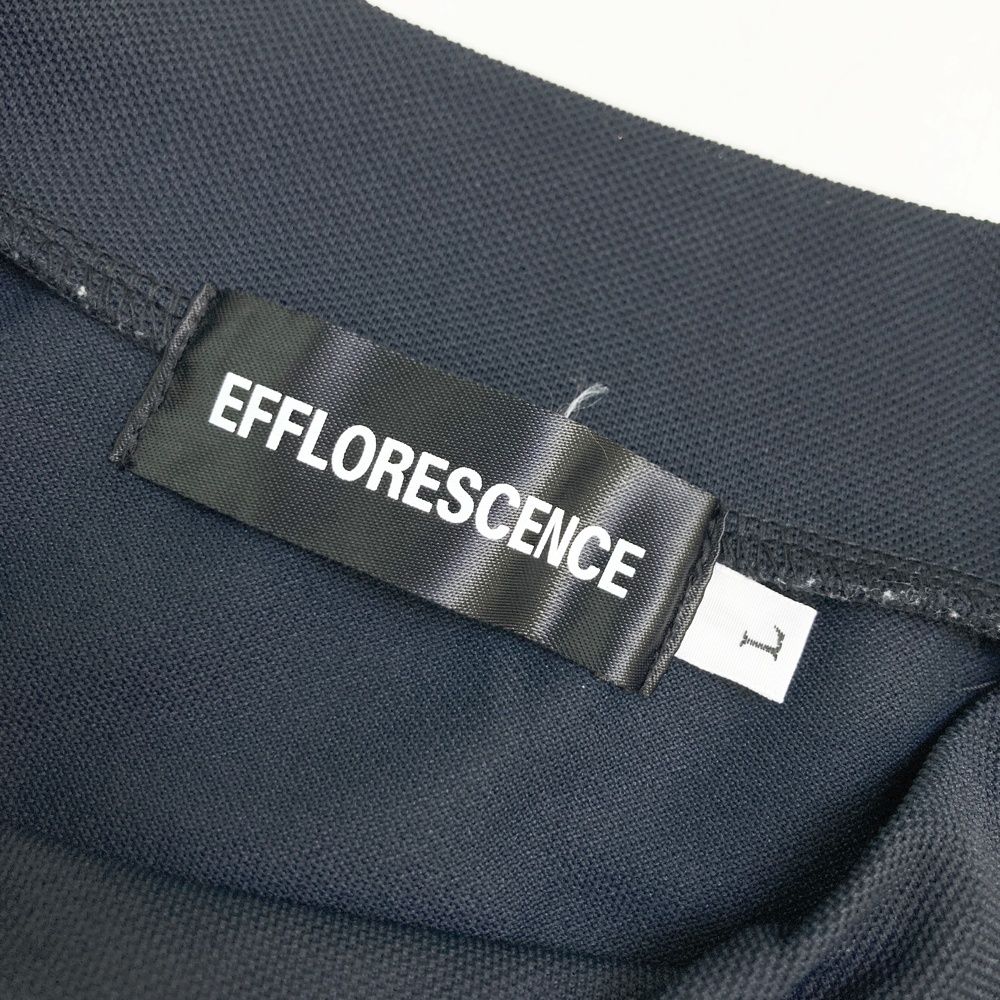 サイズ：L EFFLORESCENCE エフロレッセンス モックネック半袖Tシャツ