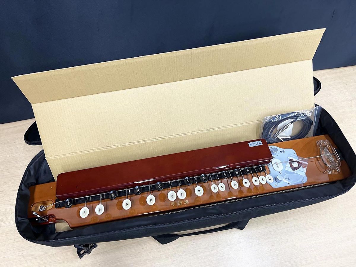 現状品】 琴伝流 大正琴 野ばら 木目調 ソフトケース付 ☆ - メルカリ