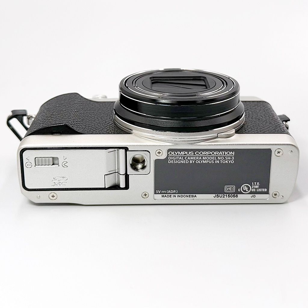 美品】オリンパス OLYMPUS STYLUS SH-3 SLV シルバー コンデジ カメラ